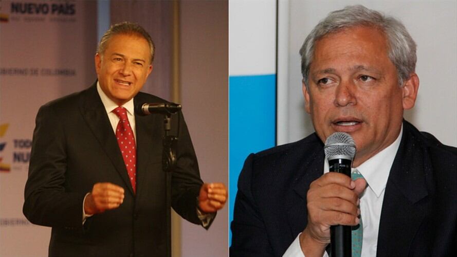 General Naranjo y Hernán Andrade. Foto: Colprensa