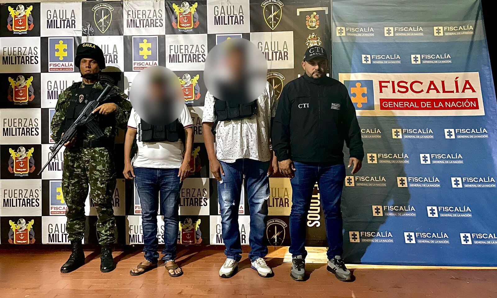 Persona liberados en San Isidro, zona rural de Montería.