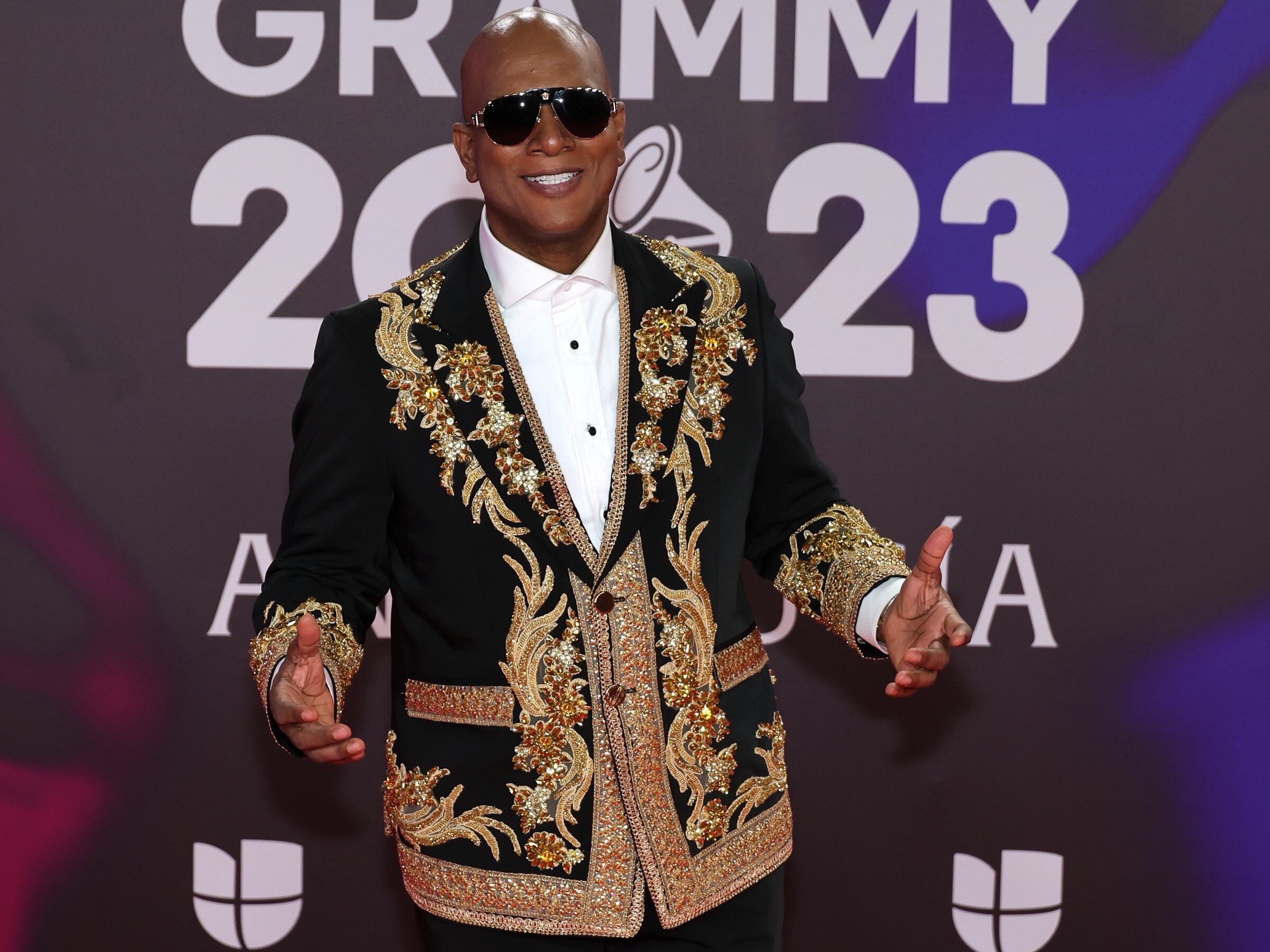 SEVILLE, SPAIN - NOVEMBER 16: Willy Garcia attends The 24th Annual Latin Grammy Awards on November 16, 2023 in Seville, Spain. (Photo by Neilson Barnard/Getty Images for Latin Recording Academy)