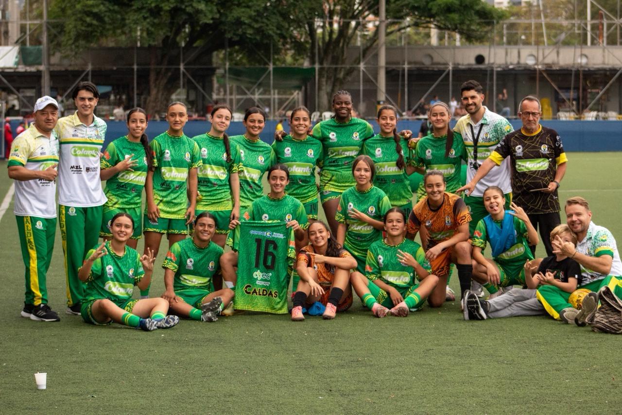 Selección de Fútbol de Caldas Femenino sub-17. Foto suministrada.