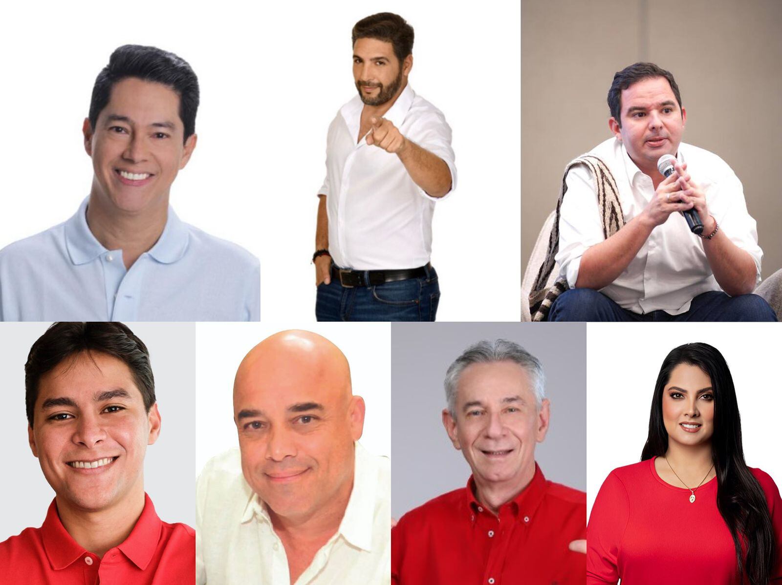 Los senadores por el Atlántico.