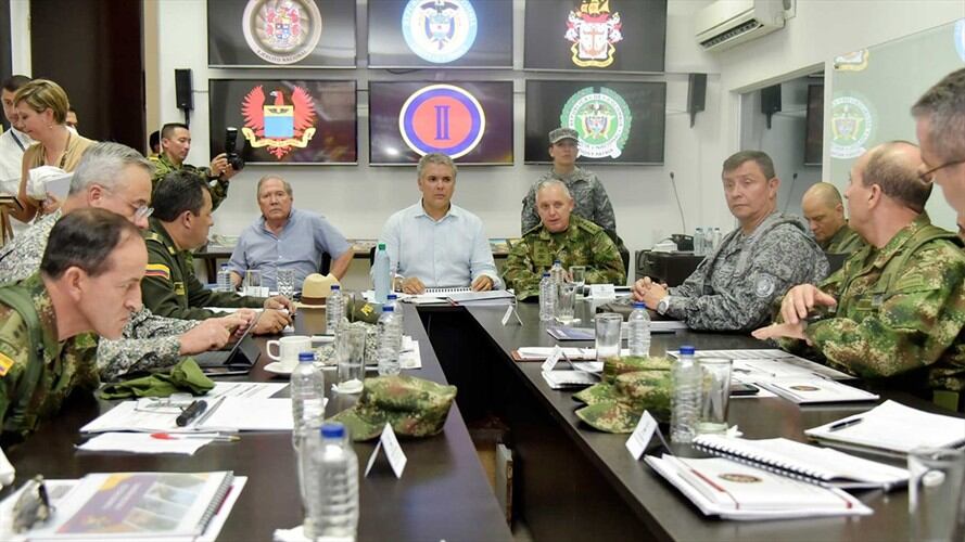 Duque anuncia fortalecimiento de Fuerza Pública en el Catatumbo en sus primeros 100 días. Foto: La Wcon Julio Sánchez Cristo
