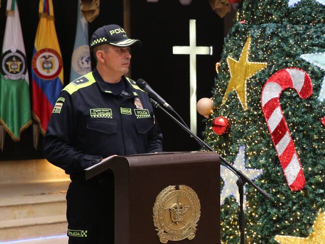 Brigadier General Tito Yesid Catelllanos, Jefe Nacional del Servicio de Policía. Cortesía: Ponal.