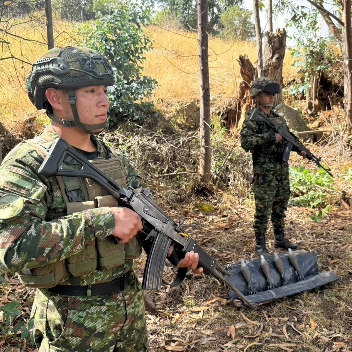 Ejército Nacional desmantela depósito ilegal de explosivos en Mongua, Boyacá