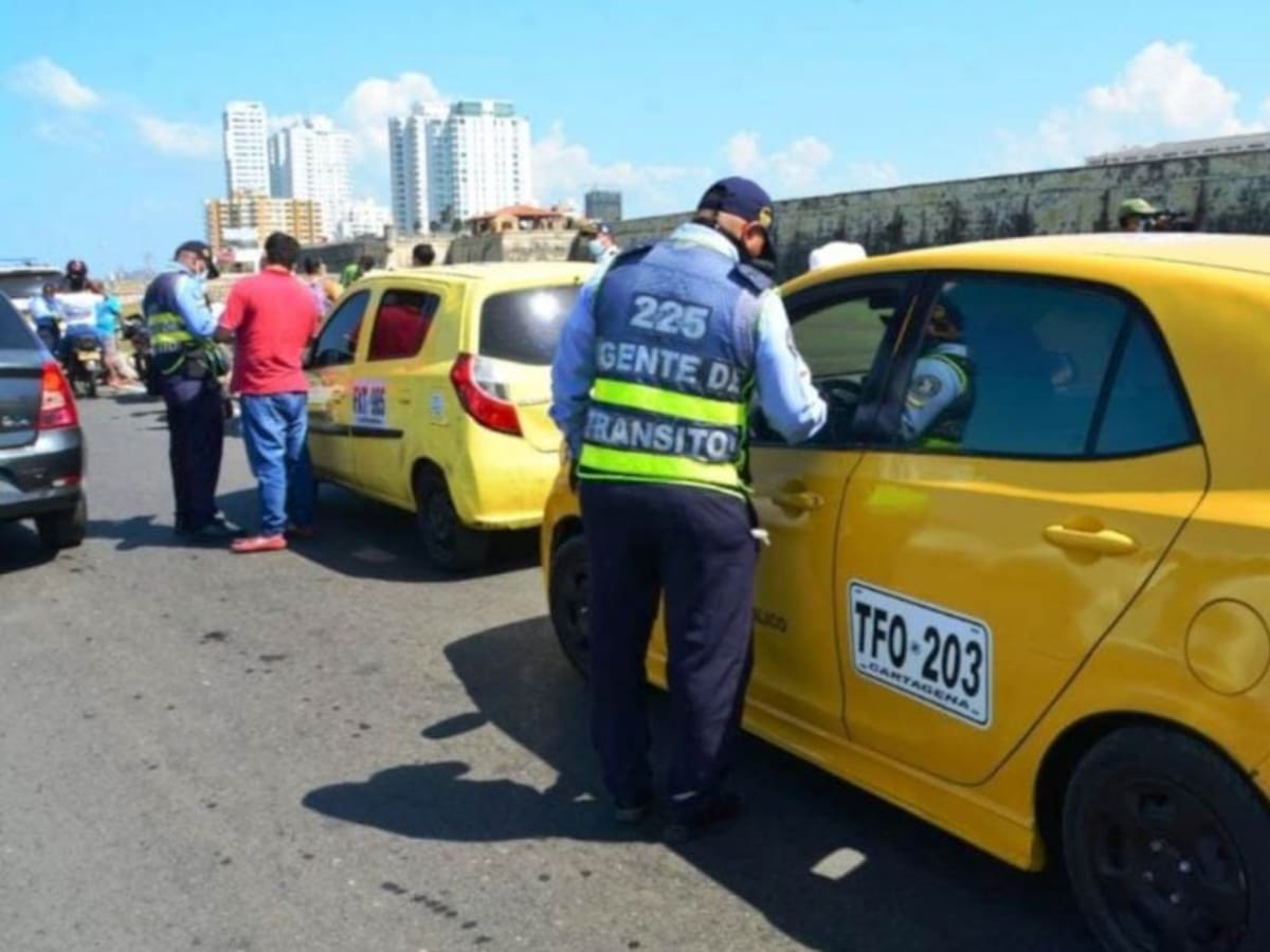 Nueva rotación de pico y placa para taxis en Cartagena