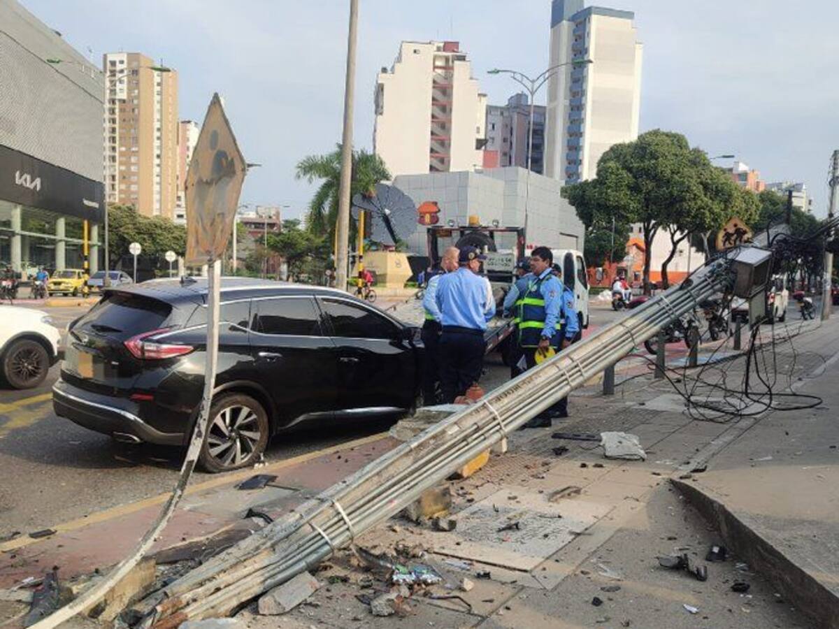 Se dañaron los semáforos de la carrera 27