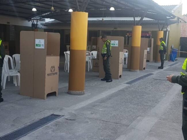 Foto: Dispositivo de seguridad electoral en el Tolima-Policía del Tolima-Cortesía