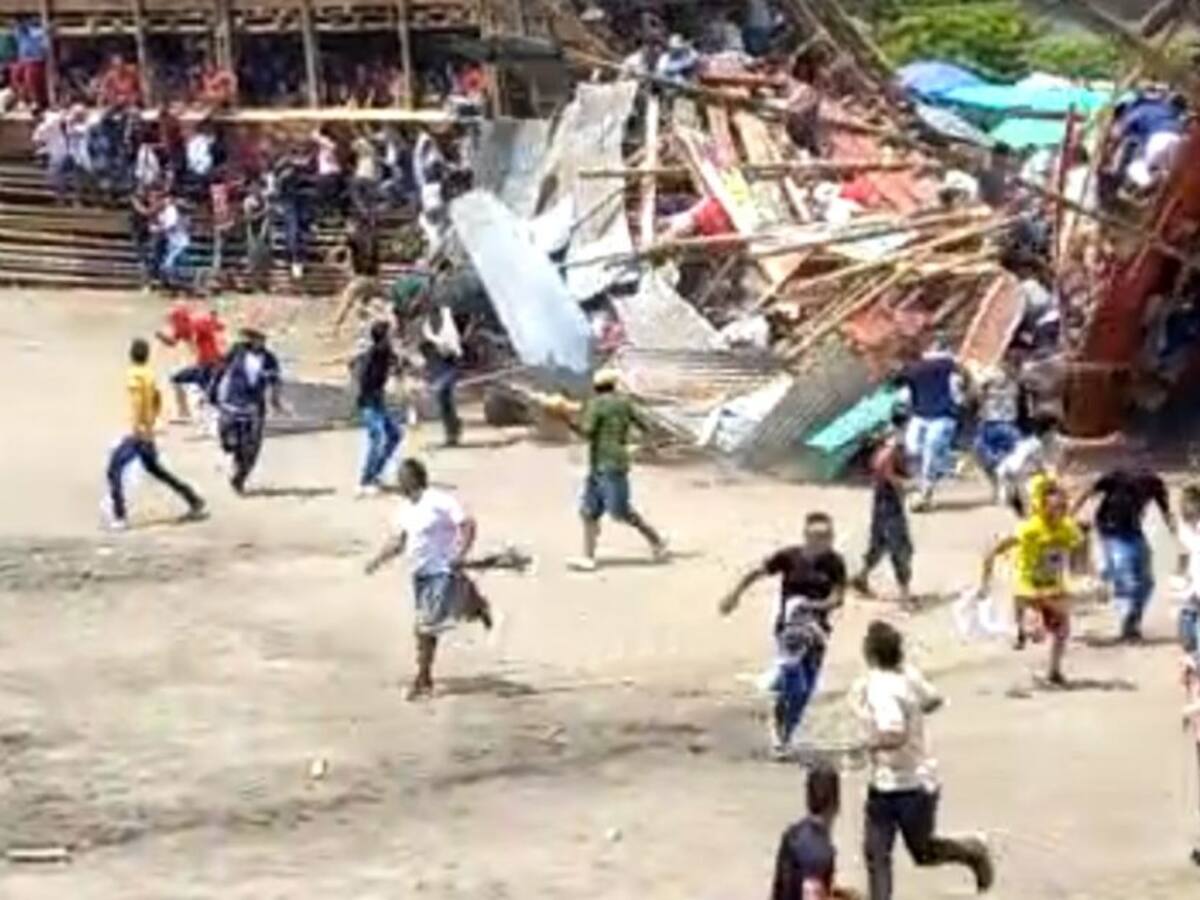 Fiscalía recopilará denuncias de afectados por caída de palcos en Tolima