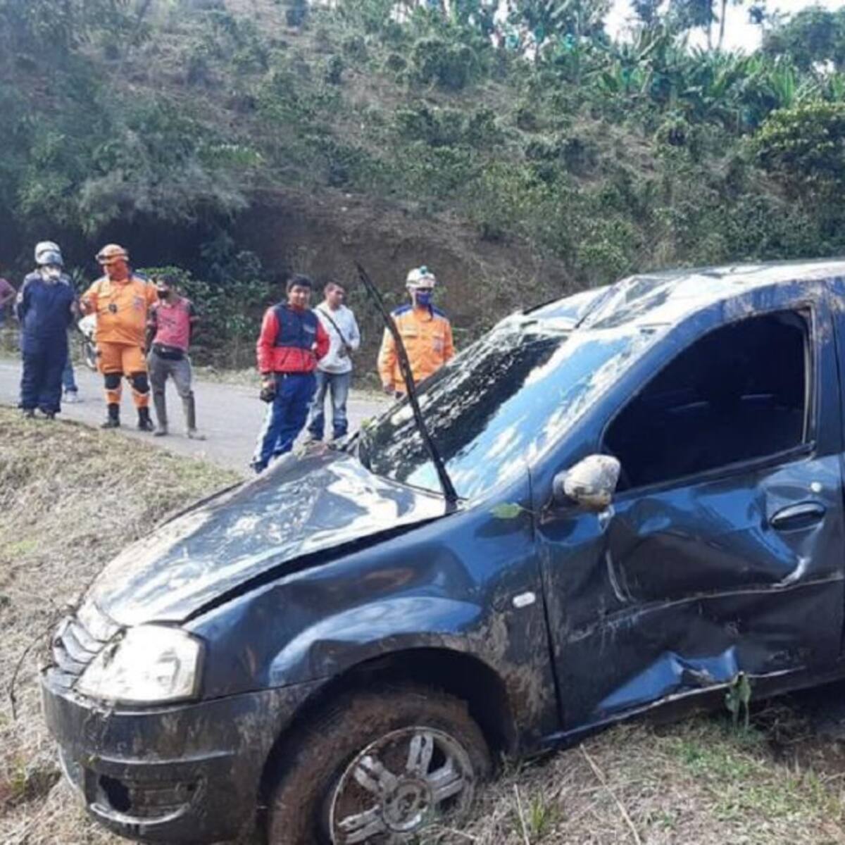 Menor de edad resultó herido, tras aparatoso accidente en Anserma, Caldas