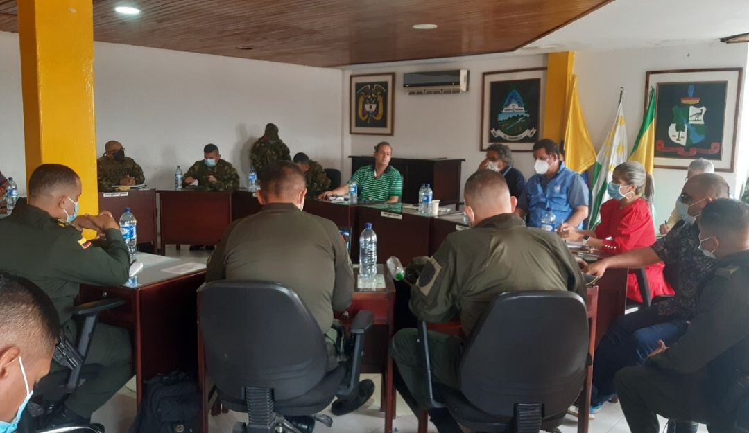 En el espacio se analizaron temas específicos sobre garantías de seguridad para familias de excombatientes allí reubicadas.