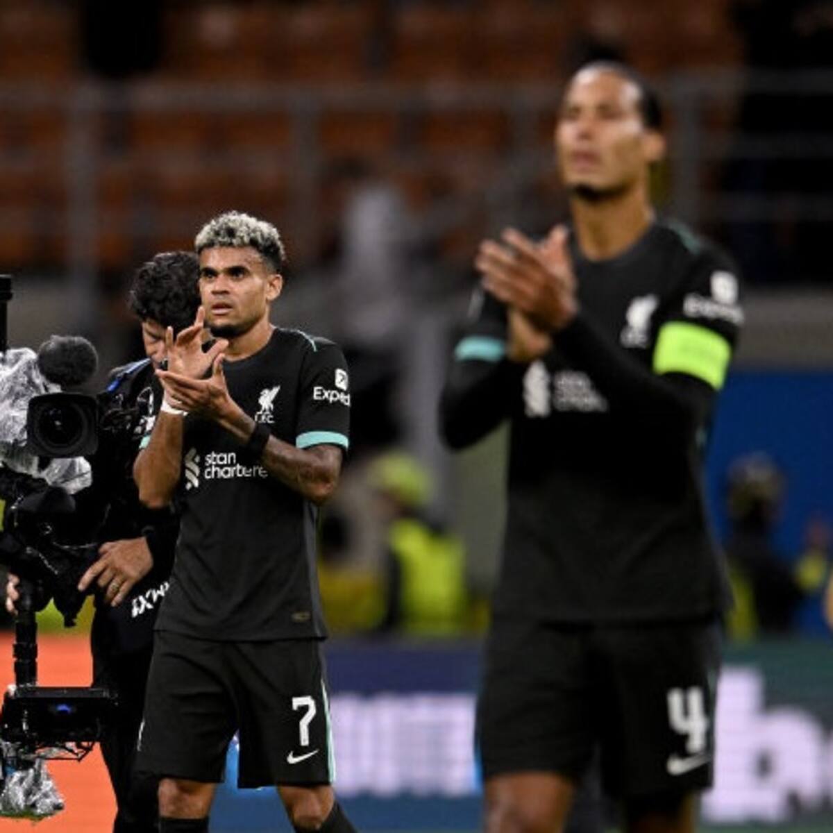 Liverpool le remontó al Milan en San Siro: Luis Díaz sumó minutos como suplente