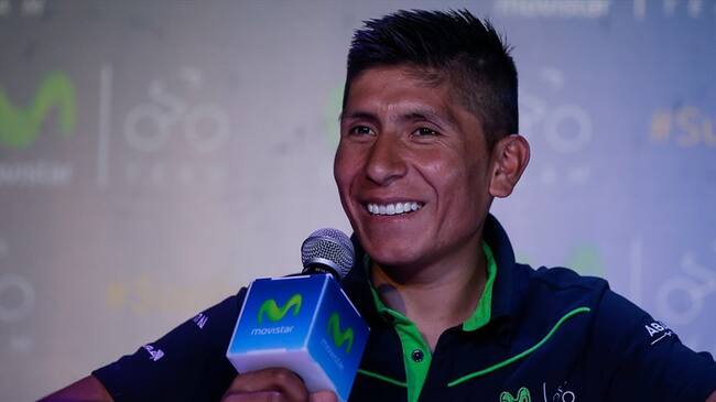 El ciclista colombiano Nairo Quintana, actual campeón de la Vuelta a España. Foto: Agencia EFE