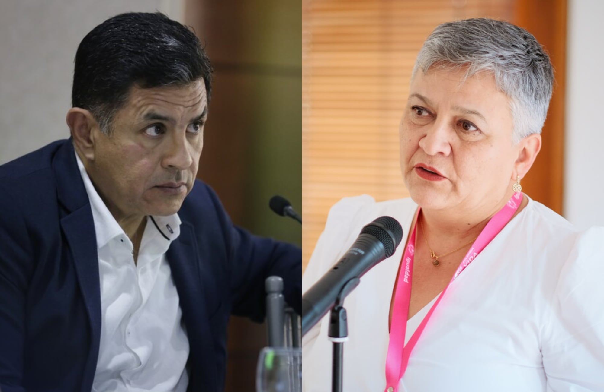 Jorge Iván Ospina y Luz María Múnera. Fotos: (Colprensa - Sergio Acero) / Colprensa