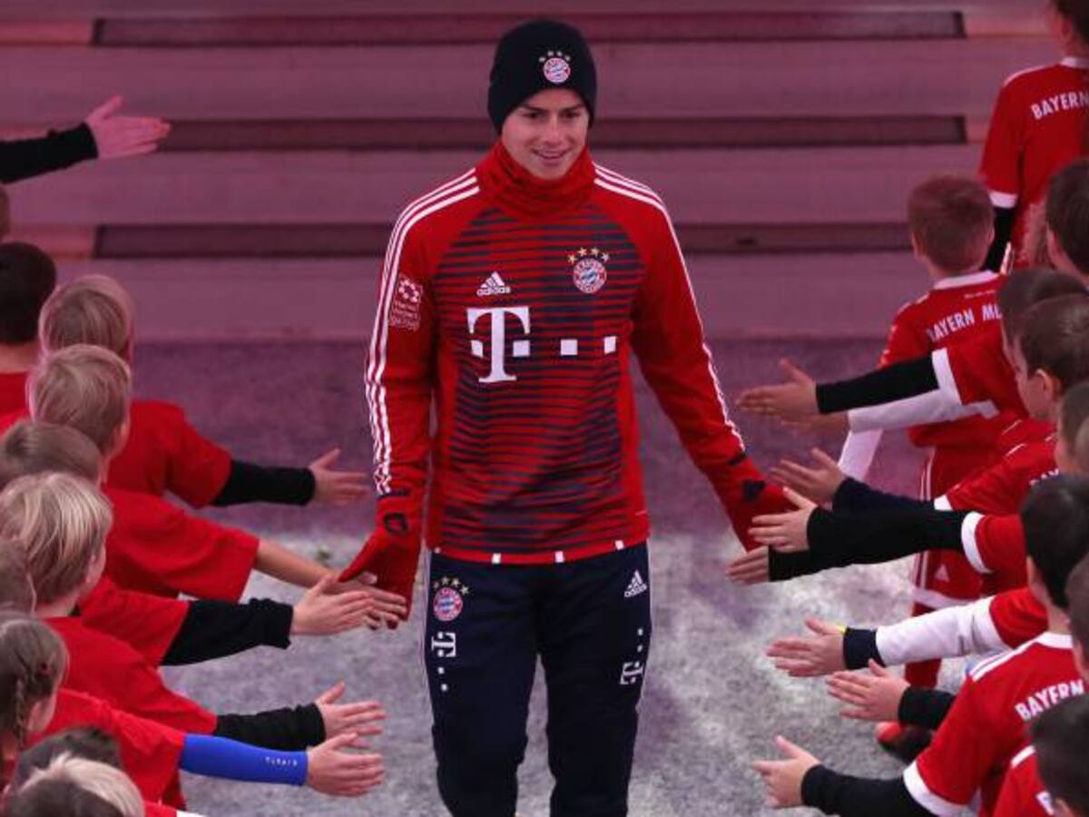 James está tan feliz en el Bayern que ya canta villancicos