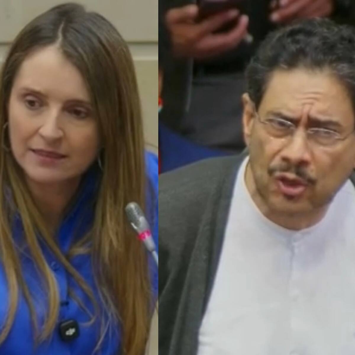 Encontronazo entre Paloma Valencia e Iván Cepeda por supuesto proselitismo al interior del Senado