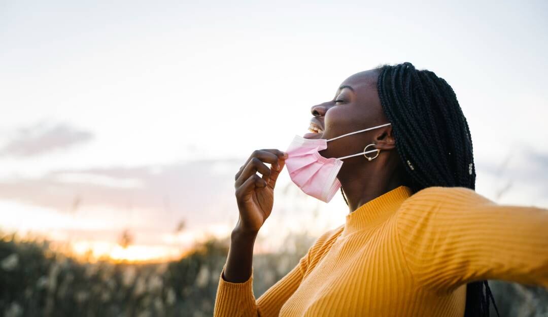 Adiós tapabocas by GettyImages