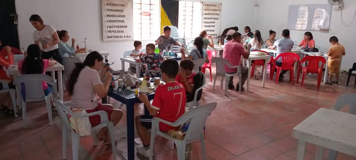 Salón comunal del barrio Aguas Calientes / Foto: Cortesía