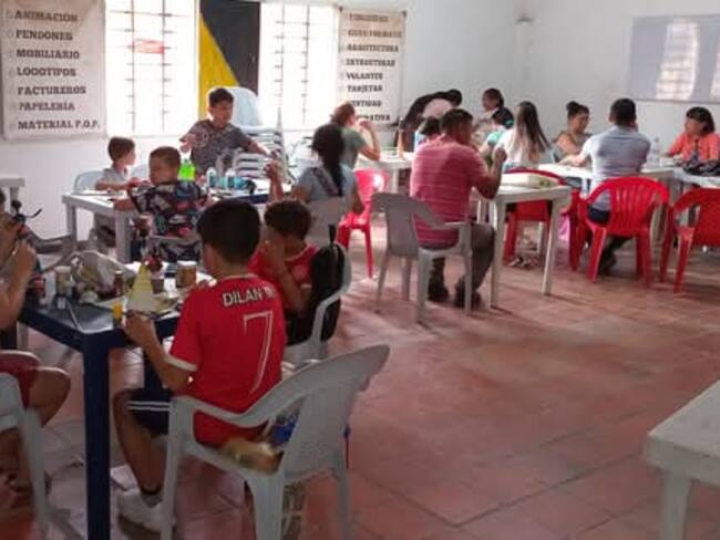 Salón comunal del barrio Aguas Calientes / Foto: Cortesía