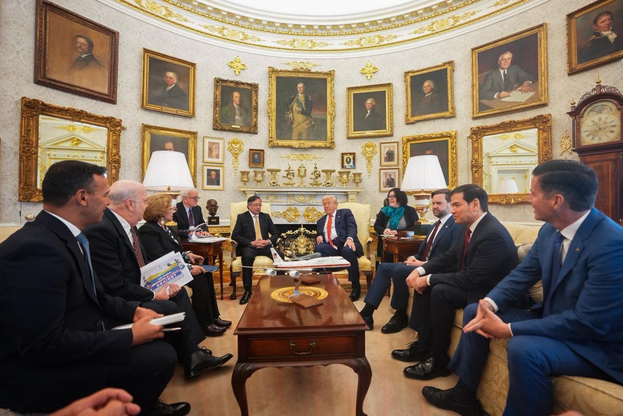 Encuentro Petro-Trump. Foto: Presidencia Colombia