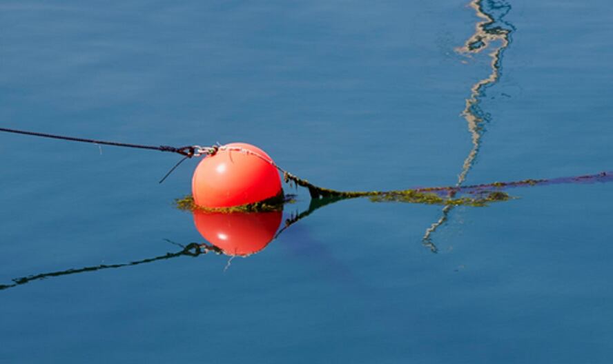 Imagen de referencia boyas en el mar . Getty Images