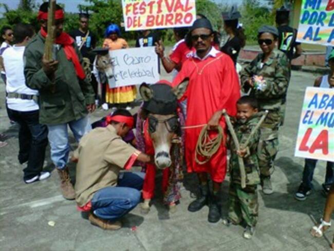Gadafi ganó en el Festival Nacional del Burro en San Antero, Córdoba