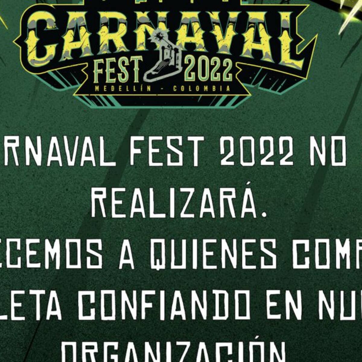 Cancelan Carnaval Fest: bandas rechazan participación por caso de Felipe Muñoz