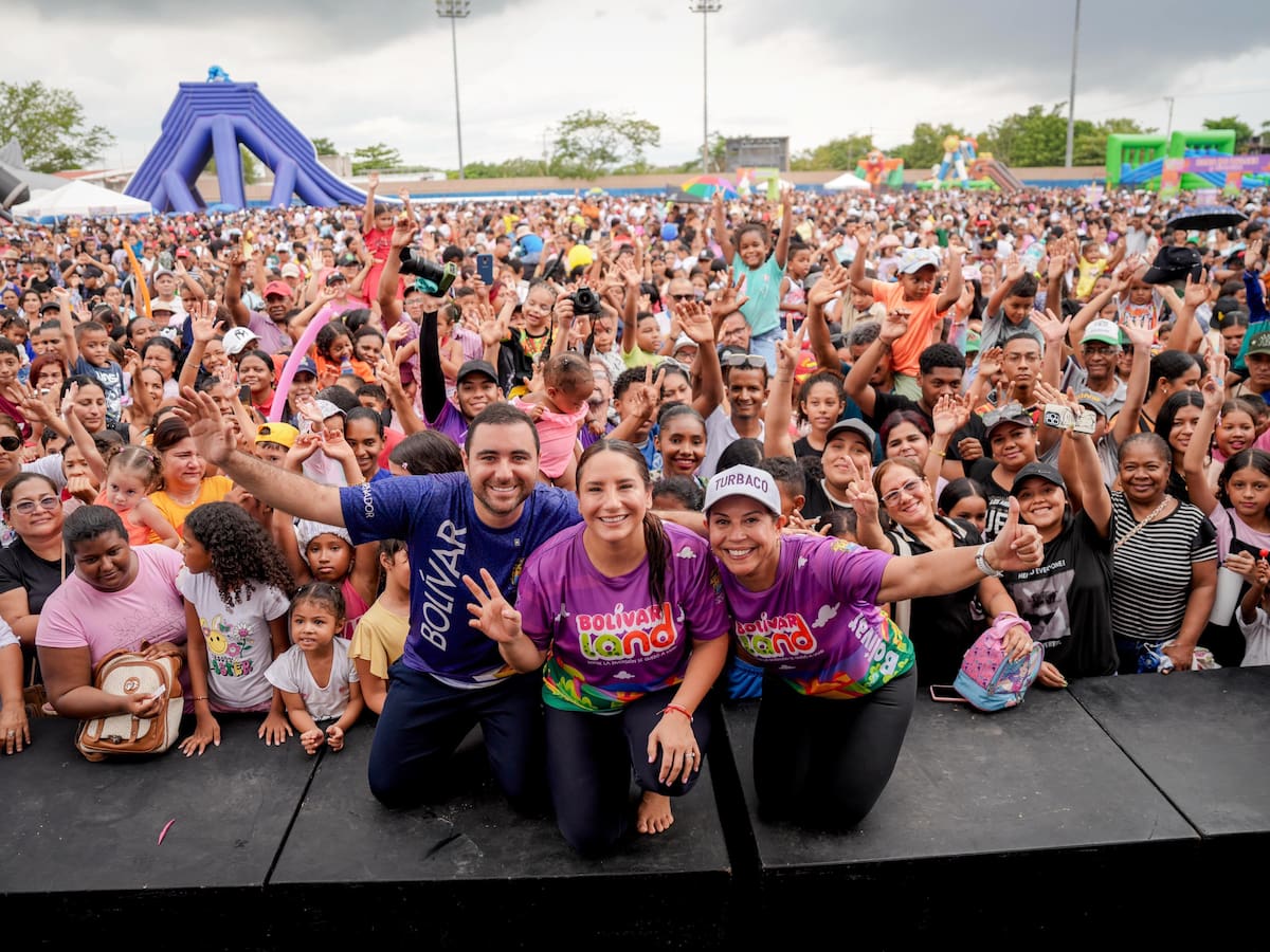 10.000 niños vivieron una jornada inolvidable en Turbaco en BolívarLand