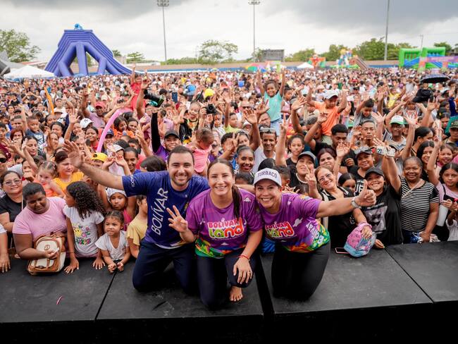 10.000 niños vivieron una jornada inolvidable en Turbaco en BolívarLand