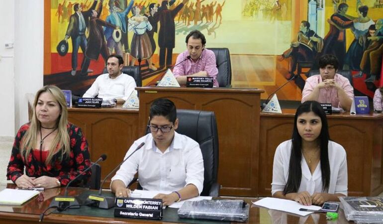 Mesa directiva del concejo de Cúcuta