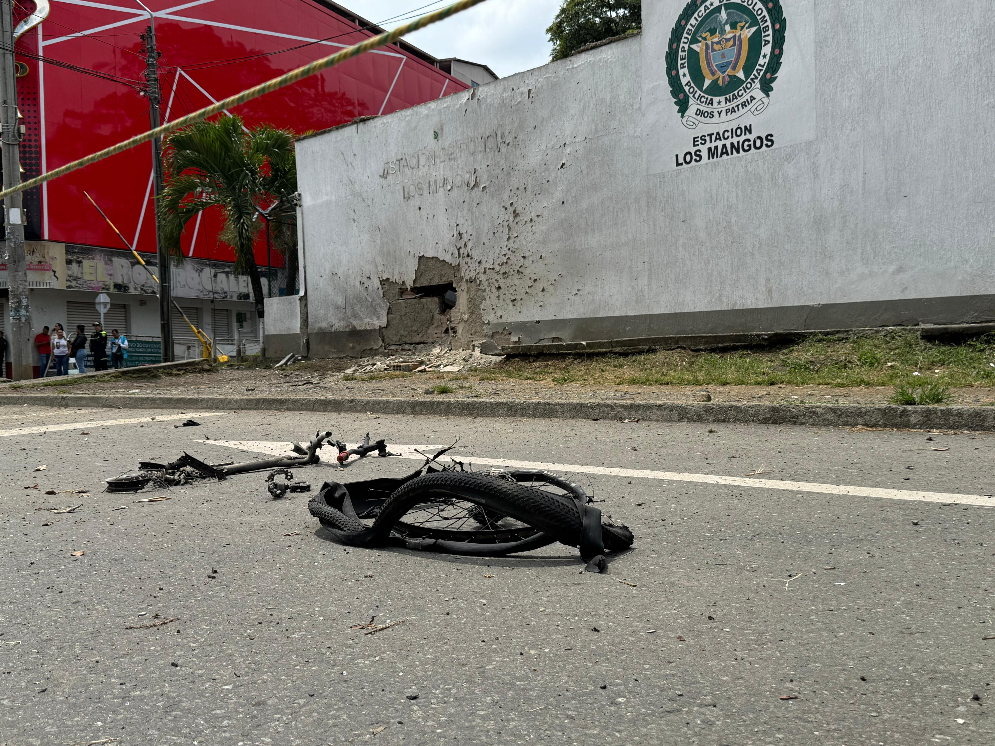 Estación de Policía Los Mangos en el oriente de Cali /Foto: cortesía para Caracol Radio