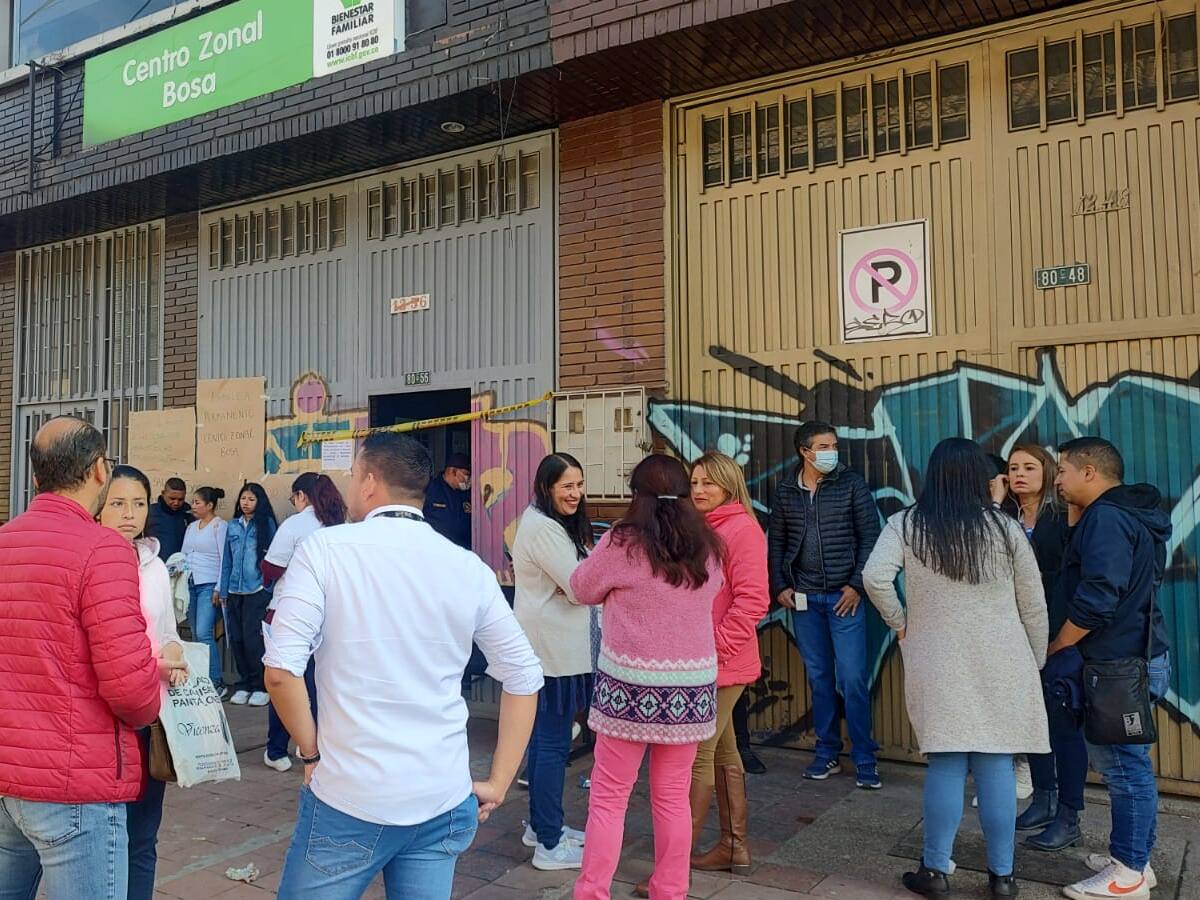 Trabajadores del centro zonal ICBF Bosa llegaron a un acuerdo con la administración