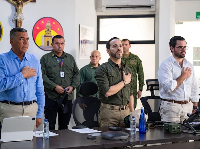 Ministro de Defensa Jorge Mora acompañó al presidente en Cúcuta / Foto Mindefensa