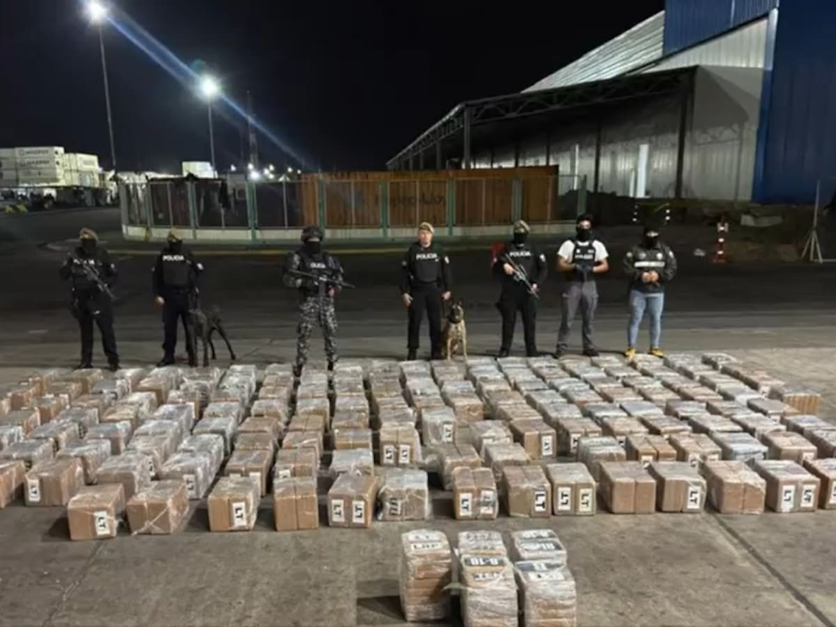 La Policía Nacional incautó 499 kilos de clorhidrato de Cocaína en el Puerto de Cartagena