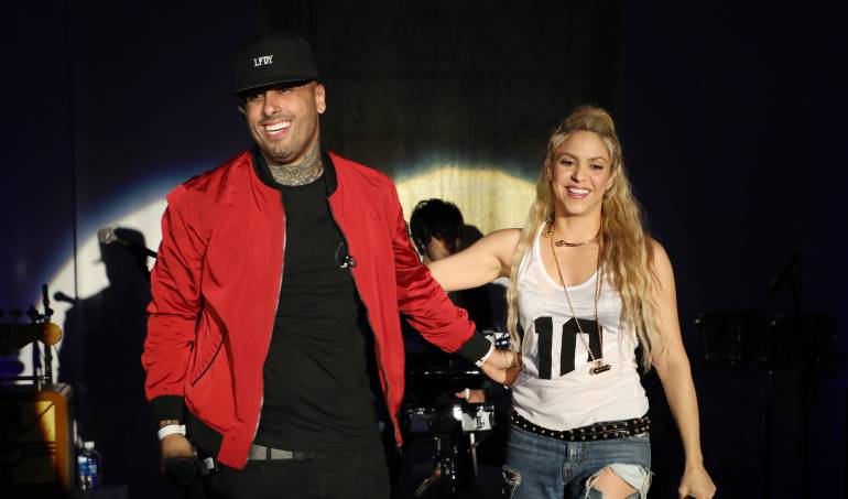 Nicky Jam y Shakira. 