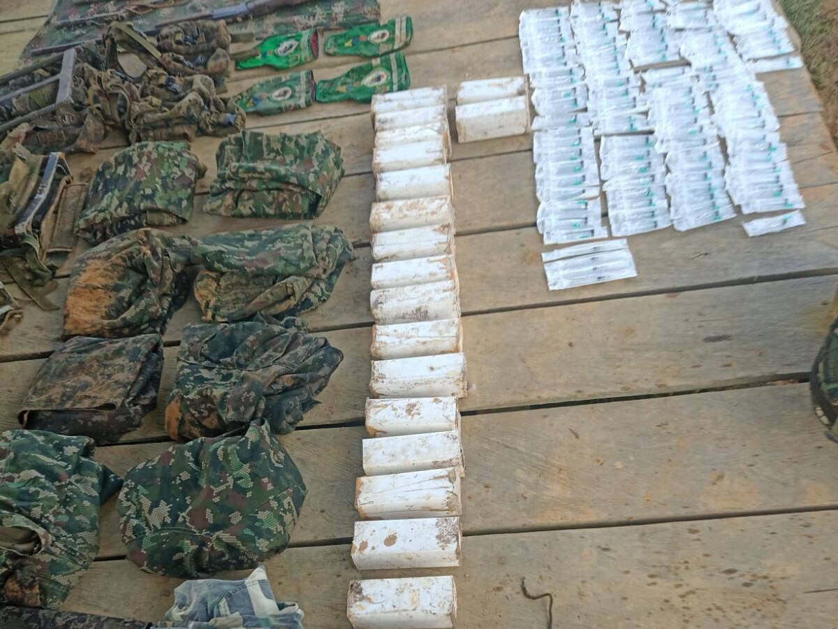 Ejército incautó cargamento de armas ilegales en el sur de Bolívar