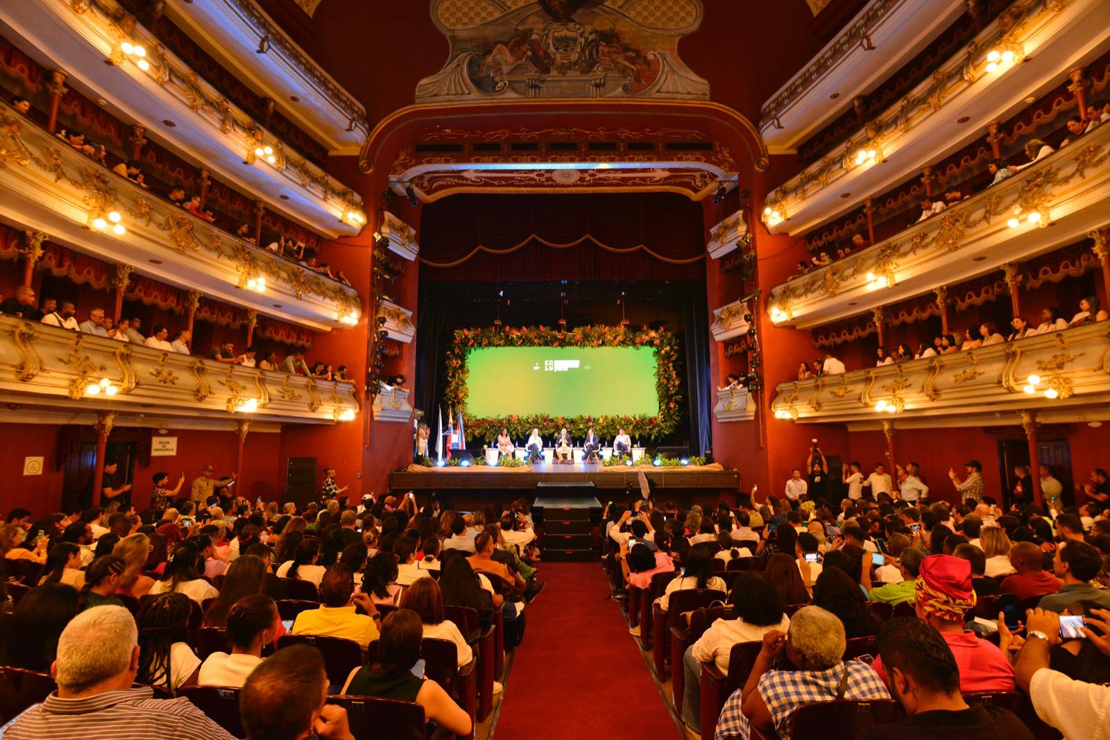 Teatro Municipal Enrique Buenaventura / Lanzamiento de la Semana de la Biodiversidad / Foto: Corporación Autónoma Regional del Valle del Cauca CVC