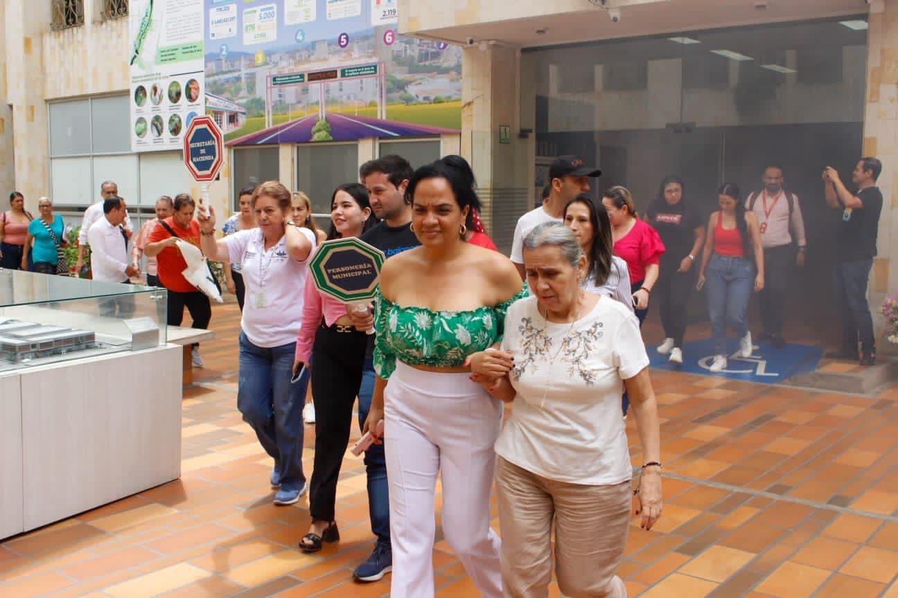 Simulacro en alcaldía de Cúcuta