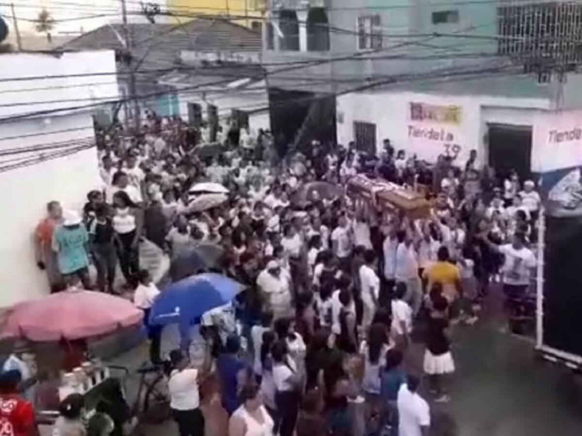 Sepelio con champeta en Barranquilla a pesar del COVID-19