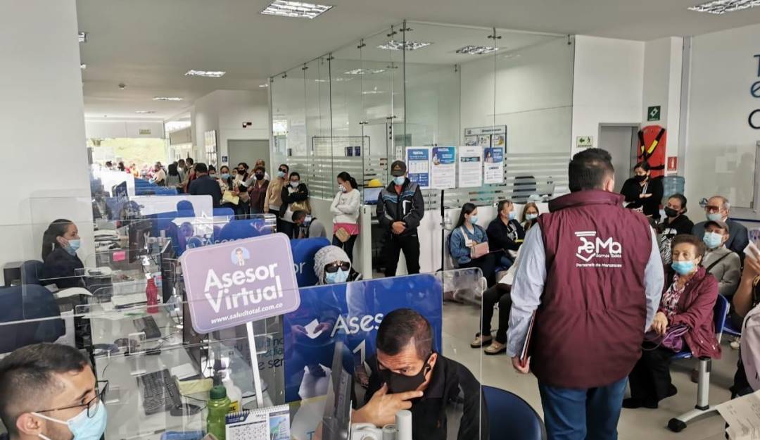 Visita a las EPS de Manizales. Crédito: Personería de Manizales.