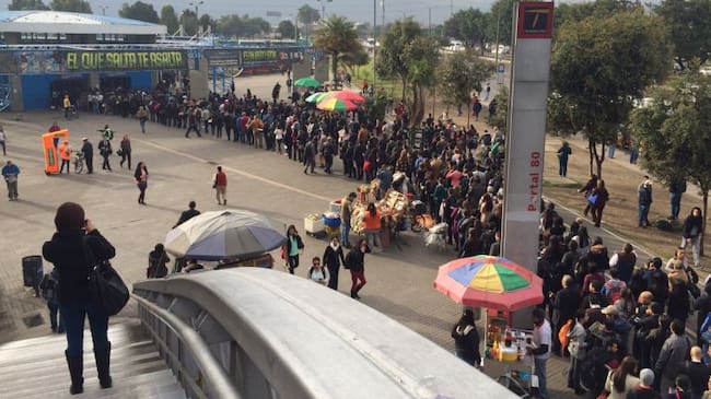 Congestión en el Portal 80