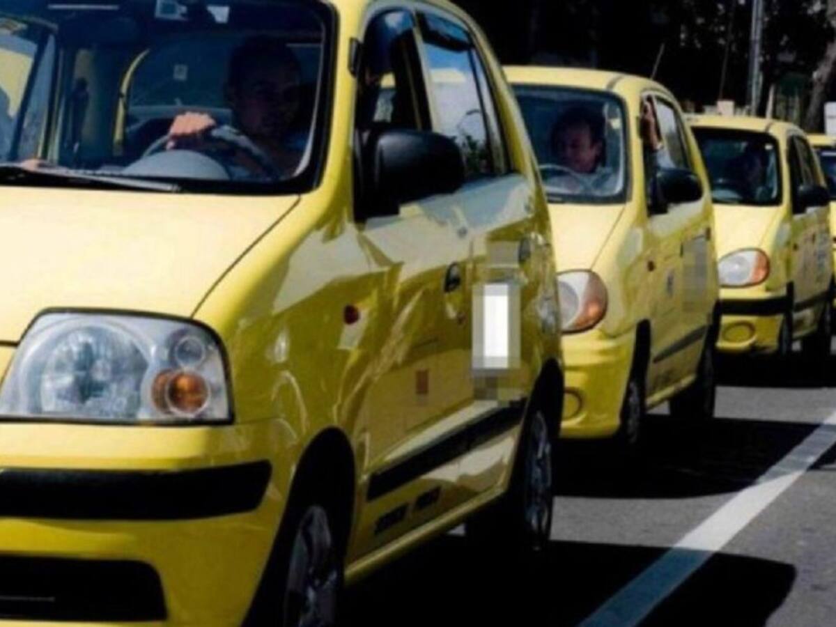 Taxistas de Tunja protestaron porque no quieren que la tarifa suba $200 sino $700