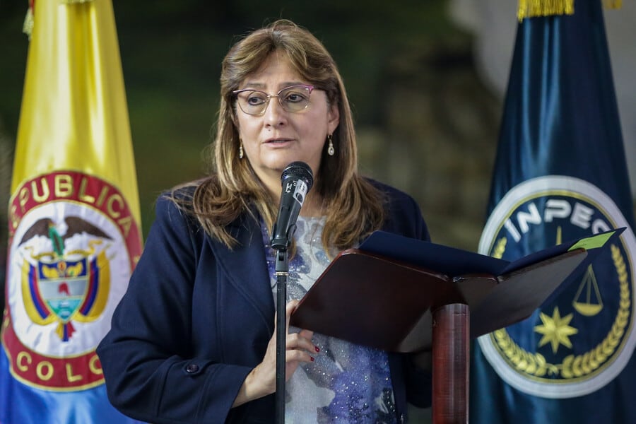 Ministra de Justicia, Ángela María Buitrago. Foto: Colprensa.