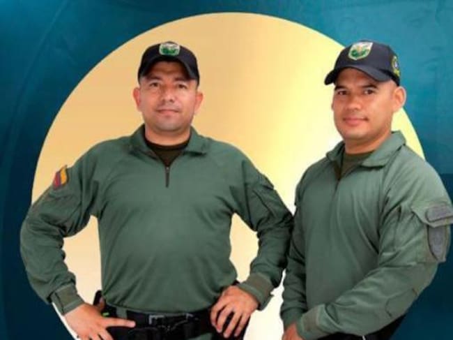 Policías muertos, William Bareño Ardila y David Reyes Jiménez, en atentado en Cúcuta
