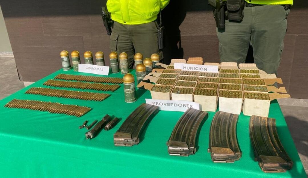 Policia de Cúcuta incauta armas del ELN