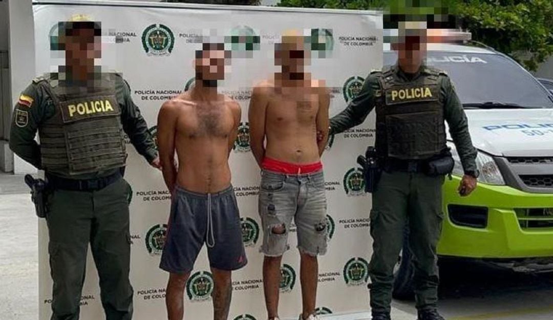 Alias ‘Damián’ y ‘Cheo’ estaban de fiesta con mujeres en la capital de Bolívar y utilizaban identidades falsas para evadir a la Policía