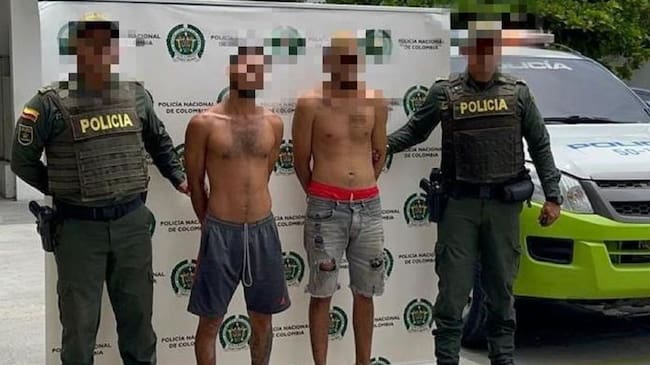 Alias ‘Damián’ y ‘Cheo’ estaban de fiesta con mujeres en la capital de Bolívar y utilizaban identidades falsas para evadir a la Policía