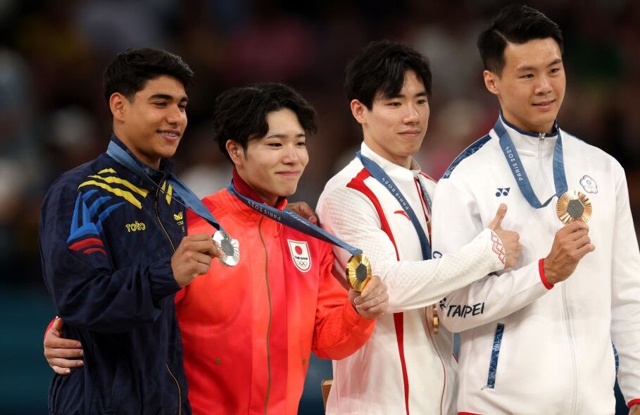 Ángel Barajas ganó medalla de plata en París 2024 / Getty Images