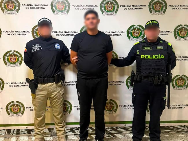 Capturado alias 'Guayo', buscado por la justicia de Chile. Foto: Cortesía Dijín