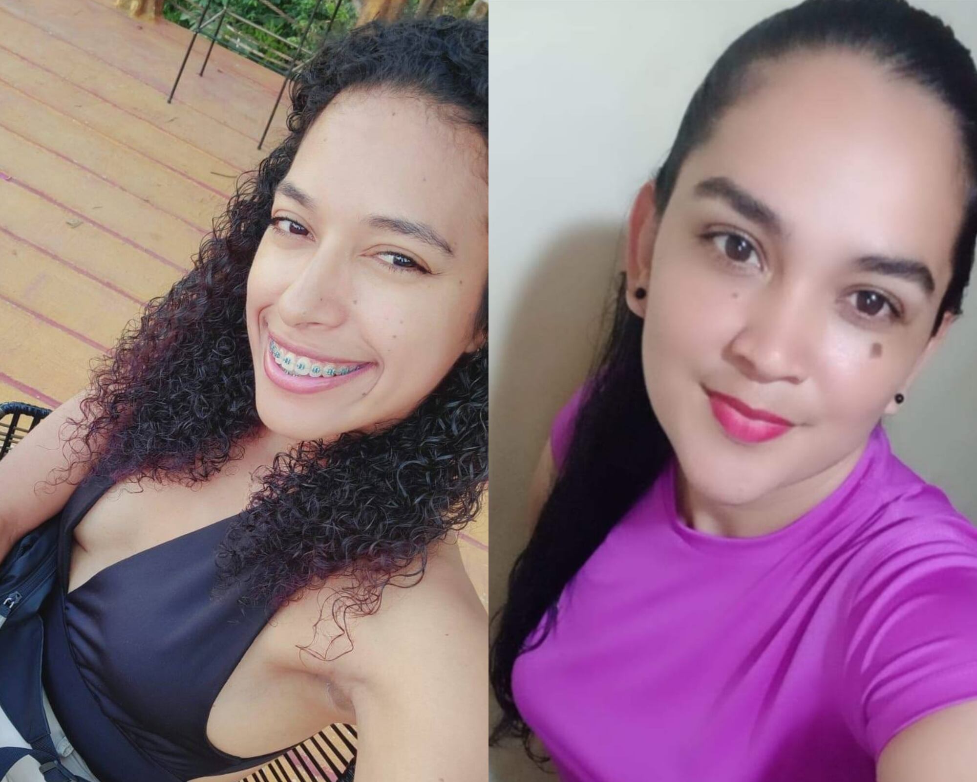 Sandra Milena Martínez (i) y Érika Fernanda Soto desaparecieron a finales de 2024 en el departamento de Caquetá, la ONU pide su liberación. 
(Foto: Caracol Radio / Cortesía ONU Derechos Humanos)