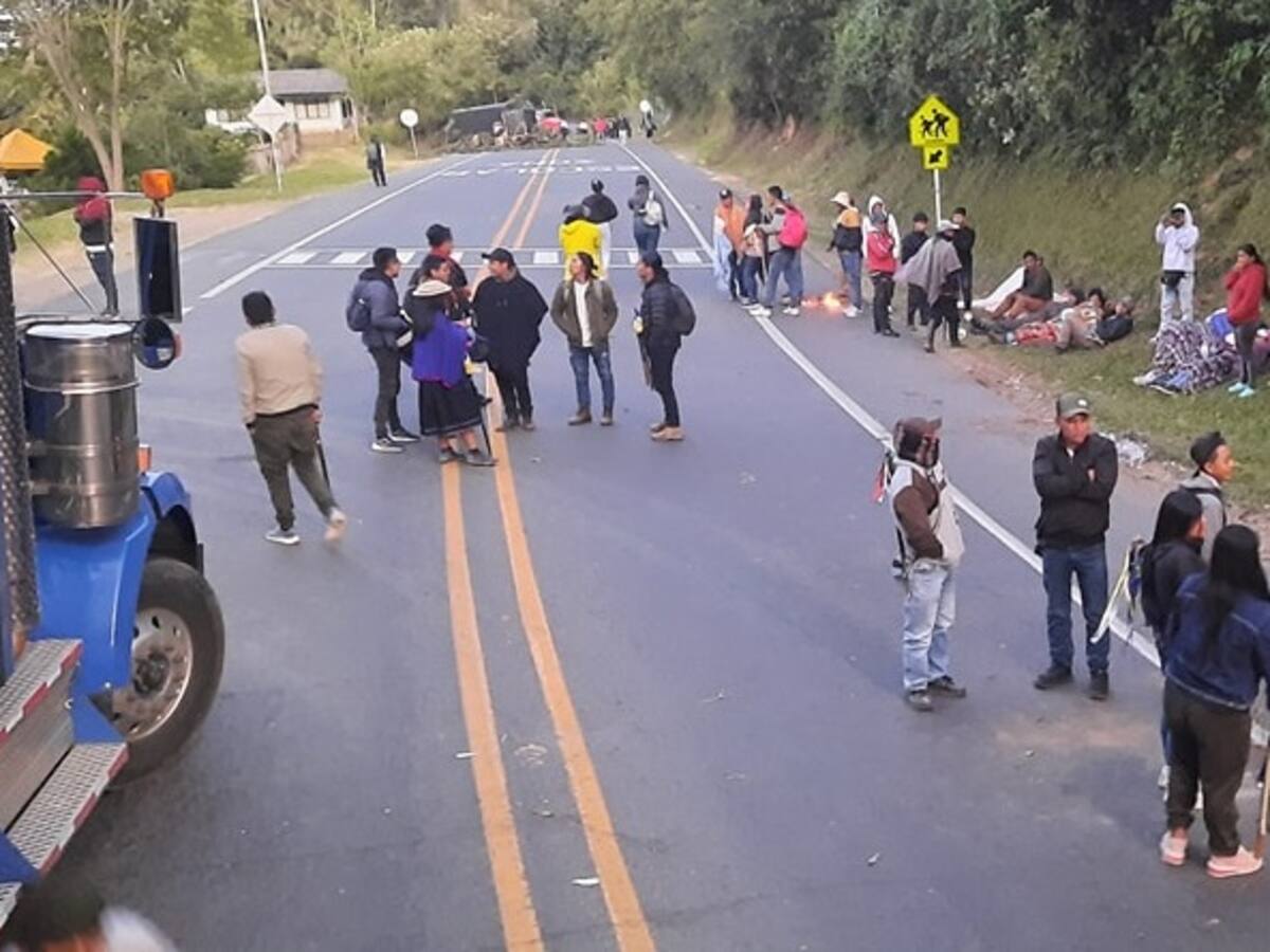Habilitada la vía Panamericana en Cauca tras acuerdos entre Gobierno e indígenas